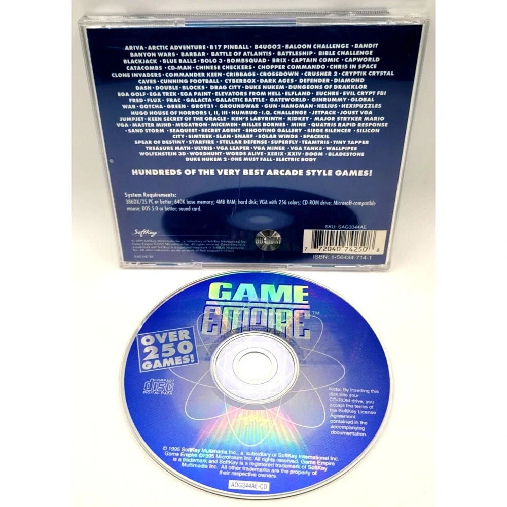 Game‎ Empire Platinum CD Vol1 250 PC GAME SOFTKEY